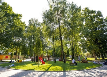 Un parco verde