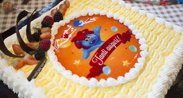 torta compleanno leolandia